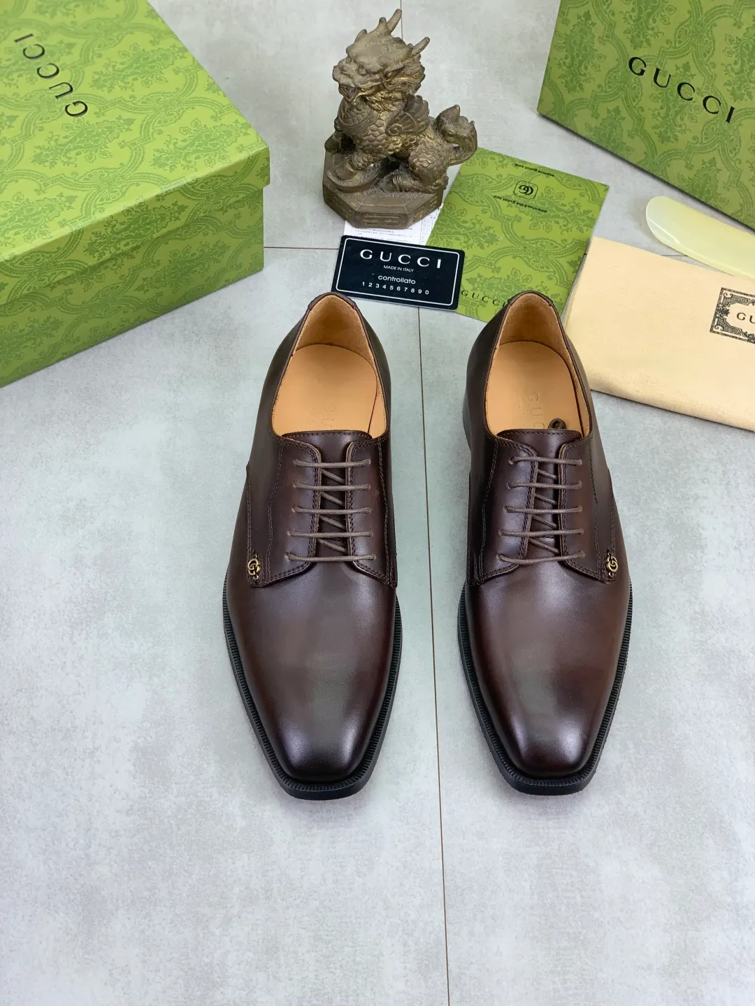 Men's men's shoes 💰P560 [New style] Water dyed cowhide 💰💎💎💎 [Gucci] GUCCI high-end men's formal business leather shoes, original order 1:1! Original imported high-end open-edge beaded calfskin, original metal buckle, imported first-layer cowhide lining for feet. Original outsole, men's shoe size: 39-44 (45 customized) 3️⃣ colors available